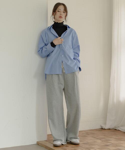 URBAN RESEARCH Sonny Label(アーバンリサーチサニーレーベル)の「スウェットワイドパンツ(その他パンツ・レディース・グレー/オートミール・36/38)」の4枚目の写真