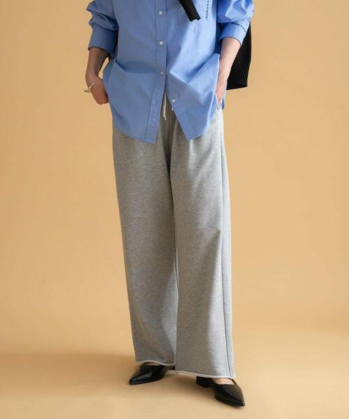 URBAN RESEARCH Sonny Label(アーバンリサーチサニーレーベル)の「スウェットワイドパンツ(その他パンツ・レディース・グレー/オートミール・36/38)」の6枚目の写真