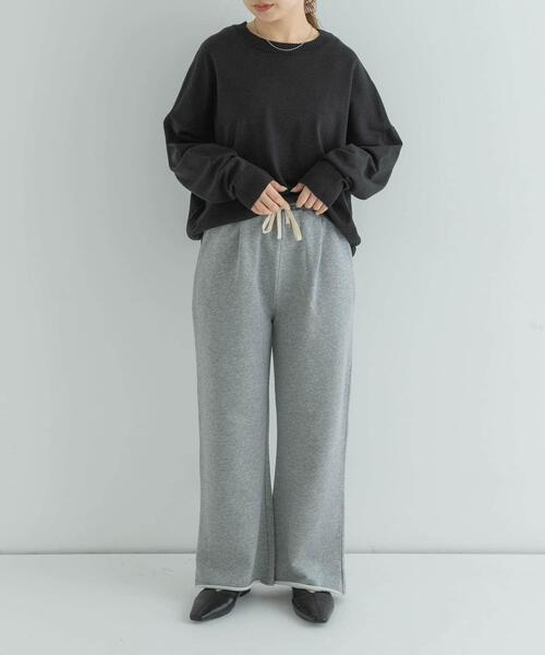 URBAN RESEARCH Sonny Label(アーバンリサーチサニーレーベル)の「スウェットワイドパンツ(その他パンツ・レディース・グレー/オートミール・36/38)」の14枚目の写真