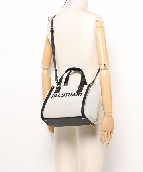 JILL STUART（ジルスチュアート）の「JILL STUART(ジル スチュアート)　パネル　2WAYハンド（ハンドバッグ・レディース・ホワイト×ブラック/ブラック/キャメル/ピンク・FREE）」の12枚目の写真