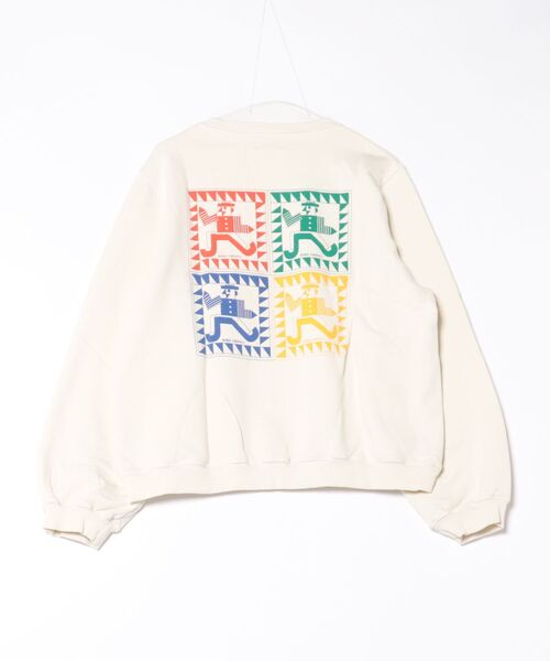BOBO CHOSES(ボボショーズ)の「Mr Pencil fitted sweatshirt(スウェット・レディース・オフホワイト・S/M/XL/L/XS)」の8枚目の写真