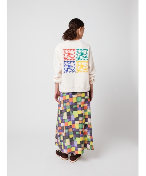 BOBO CHOSES(ボボショーズ)の「Mr Pencil fitted sweatshirt(スウェット・レディース・オフホワイト・S/M/XL/L/XS)」の7枚目の写真