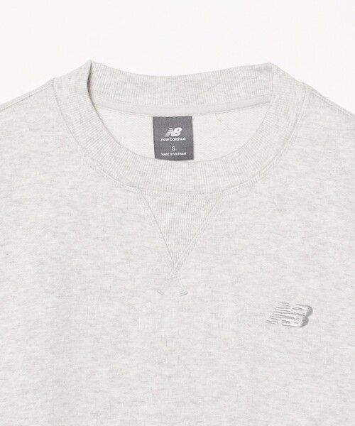 NEW BALANCE（ニューバランス）の「New Balance / Athletics French Terry Crew（スウェット・メンズ・ライトグレー/ブラック・XL/M/S/L）」の4枚目の写真