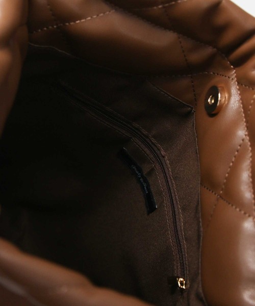 Gready Brilliant（グレディブリリアン）の「キルティングトート（トートバッグ・レディース・ブラック/ブラウン・FREE）」の17枚目の写真