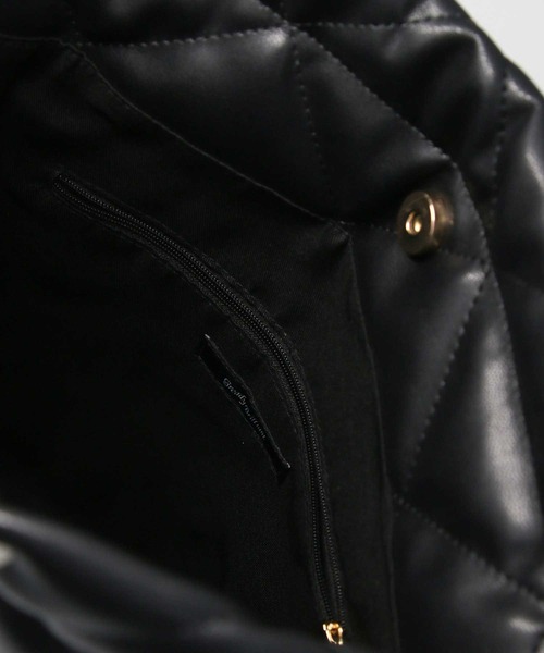 Gready Brilliant（グレディブリリアン）の「キルティングトート（トートバッグ・レディース・ブラック/ブラウン・FREE）」の18枚目の写真