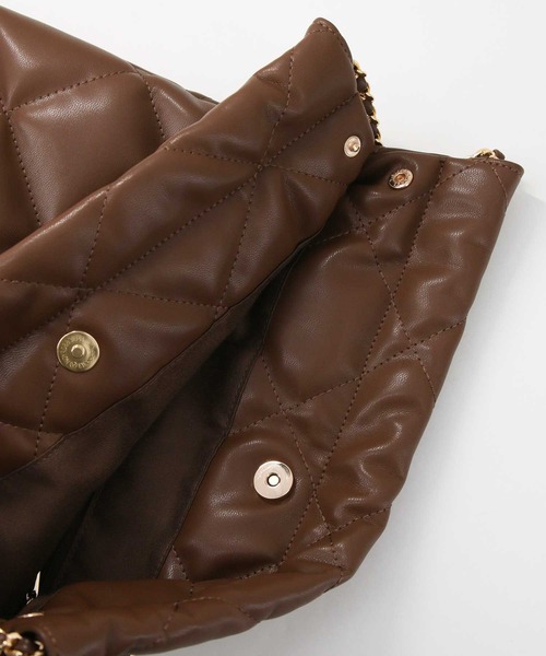 Gready Brilliant（グレディブリリアン）の「キルティングトート（トートバッグ・レディース・ブラック/ブラウン・FREE）」の20枚目の写真