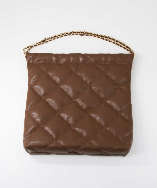 Gready Brilliant（グレディブリリアン）の「キルティングトート（トートバッグ・レディース・ブラック/ブラウン・FREE）」の14枚目の写真