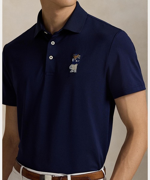 RLX GOLF(アールエルエックスゴルフ)の「テーラード フィット Polo ベア ポロシャツ(ポロシャツ・メンズ・ネイビー系1・S/L/M/XL/XS)」の6枚目の写真