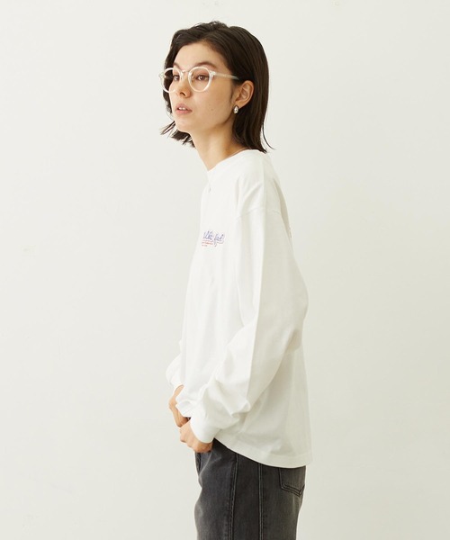 MILKFED.(ミルクフェド)の「ICING LOGO L/S TEE(Tシャツ/カットソー・レディース・ブラック/ライトピンク/ホワイト・M/L)」の10枚目の写真