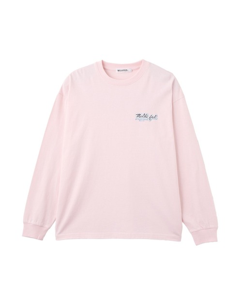 MILKFED.(ミルクフェド)の「ICING LOGO L/S TEE(Tシャツ/カットソー・レディース・ブラック/ライトピンク/ホワイト・M/L)」の18枚目の写真