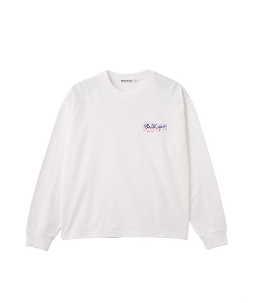 MILKFED.(ミルクフェド)の「ICING LOGO L/S TEE(Tシャツ/カットソー・レディース・ブラック/ライトピンク/ホワイト・M/L)」の20枚目の写真