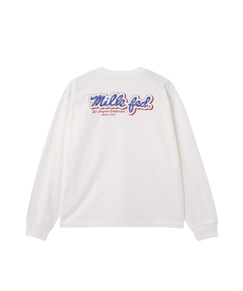 MILKFED.(ミルクフェド)の「ICING LOGO L/S TEE(Tシャツ/カットソー・レディース・ブラック/ライトピンク/ホワイト・M/L)」の21枚目の写真