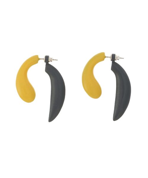 【ファッションのアクセントに】ノーティックピアス BI-COLOR DROP PIERCE / バイカラードロップピアス(ピアス(両