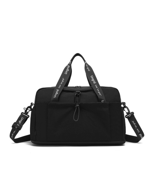 Ungrid（アングリッド）の「【Ungrid/アングリッド】　ソフトナイロンラージ拡張式ボストンバッグ　トラベル　スポーツジム用（スーツケース/キャリーバッグ・レディース・ブラック×ブラック/ブラック×ホワイト/カーキ系/ベージュ×ブラック/ネイビー×ホワイト/グレー系その他・FREE）」の13枚目の写真