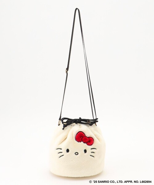 ANY(エニィ)の「【ハローキティ×ANY】フェイクファーバッグ(ショルダーバッグ・レディース・ホワイト系・F)」の1枚目の写真
