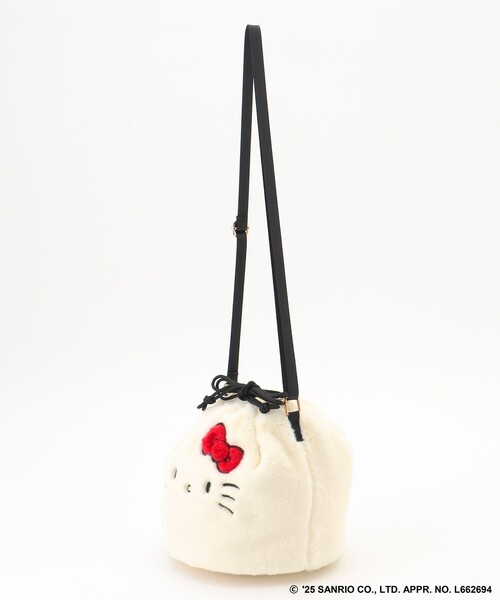ANY(エニィ)の「【ハローキティ×ANY】フェイクファーバッグ(ショルダーバッグ・レディース・ホワイト系・F)」の12枚目の写真
