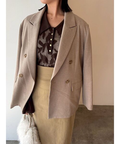 LAGUNAMOON（ラグナムーン）の「コットンツイルロングスカート（スカート・レディース・ブラック/ベージュ・SMALL/MEDIUM）」の6枚目の写真