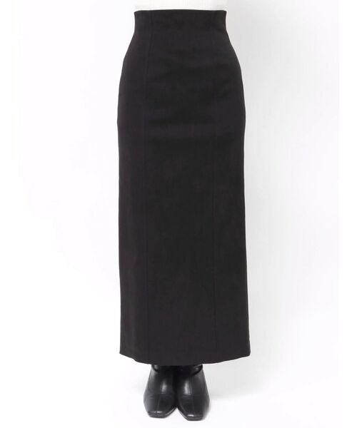 LAGUNAMOON（ラグナムーン）の「コットンツイルロングスカート（スカート・レディース・ブラック/ベージュ・SMALL/MEDIUM）」の8枚目の写真