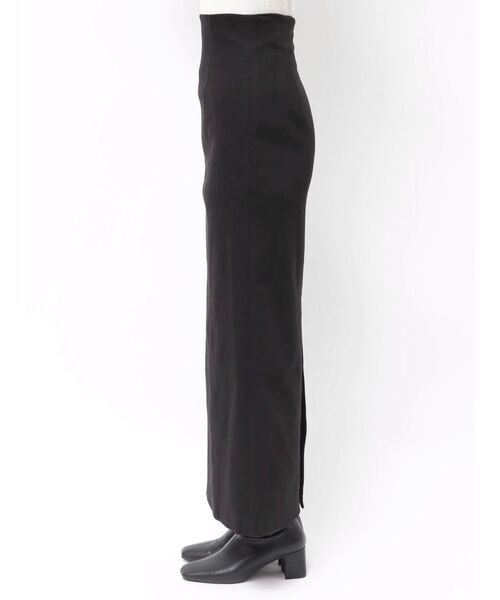 LAGUNAMOON（ラグナムーン）の「コットンツイルロングスカート（スカート・レディース・ブラック/ベージュ・SMALL/MEDIUM）」の9枚目の写真