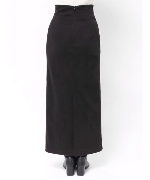 LAGUNAMOON（ラグナムーン）の「コットンツイルロングスカート（スカート・レディース・ブラック/ベージュ・SMALL/MEDIUM）」の10枚目の写真