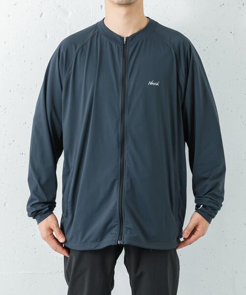 NANGA（ナンガ）の「『別注』NANGA×URBAN RESEARCH　 RASH GUARD BLOUSON（ブルゾン・メンズ・ブラック/チャコールグレー・MEDIUM/LARGE）」の16枚目の写真