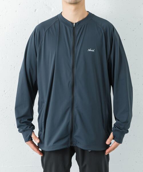 NANGA（ナンガ）の「『別注』NANGA×URBAN RESEARCH　 RASH GUARD BLOUSON（ブルゾン・メンズ・ブラック/チャコールグレー・MEDIUM/LARGE）」の19枚目の写真