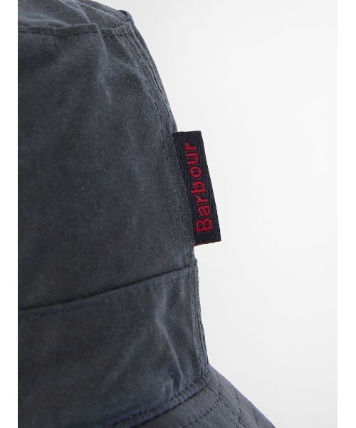 Barbour（バブアー）の「ワックス コットン スポーツ ハット（バケットハット）（ハット・メンズ・グリーン/ブラック/オリーブ/ネイビー・MEDIUM/LARGE）」の16枚目の写真