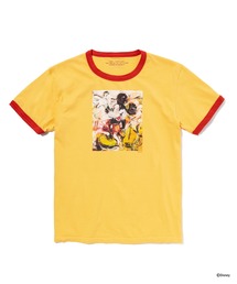 MICKEY MOUSE / RINGER T-SHIRT B
