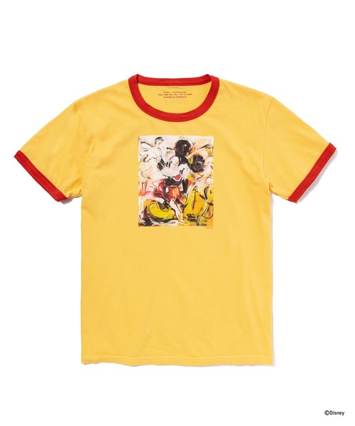 MICKEY MOUSE / RINGER T-SHIRT B（Tシャツ/カットソー）｜Disney
