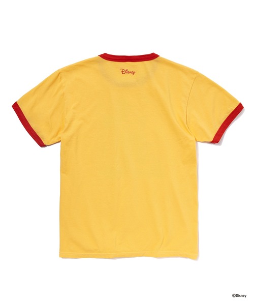 Disney(ディズニー)の「MICKEY MOUSE / RINGER T-SHIRT B(Tシャツ/カットソー・メンズ・イエロー・S/M/SHORT)」の3枚目の写真