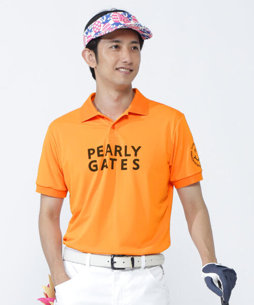 PEARLY GATES（パーリーゲイツ）の「【PEARLY GATES】PG is PG ハイゲージストレッチBOXカノコ半袖ポロシャツ（ポロシャツ・メンズ・ホワイト/ネイビー/オレンジ・MEDIUM/X-LARGE/XX-LARGE）」の18枚目の写真