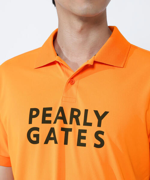 PEARLY GATES（パーリーゲイツ）の「【PEARLY GATES】PG is PG ハイゲージストレッチBOXカノコ半袖ポロシャツ（ポロシャツ・メンズ・ホワイト/ネイビー/オレンジ・MEDIUM/X-LARGE/XX-LARGE）」の22枚目の写真