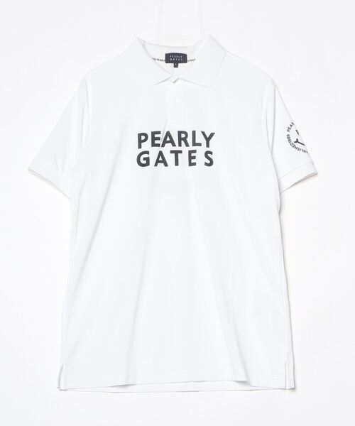 PEARLY GATES（パーリーゲイツ）の「【PEARLY GATES】PG is PG ハイゲージストレッチBOXカノコ半袖ポロシャツ（ポロシャツ・メンズ・ホワイト/ネイビー/オレンジ・MEDIUM/X-LARGE/XX-LARGE）」の4枚目の写真
