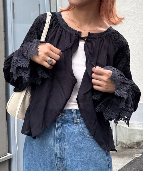 セール】india袖刺繍ボレロ（シャツ/ブラウス）｜CIAOPANIC TYPY