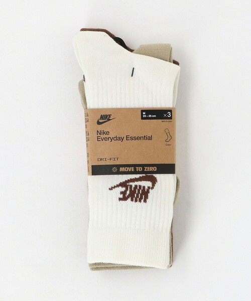 NIKE（ナイキ）の「＜NIKE＞エブリデイ エッセンシャル ソックス/3P（ソックス/靴下・レディース・ブラウン系/ホワイト・FREE）」の21枚目の写真