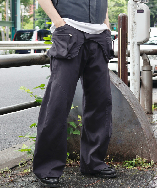 NVRFRGT / ネヴァーフォーゲット DETACHABLE UTILITY CURVED LEG PA