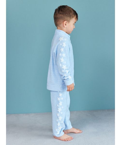 gelato pique（ジェラートピケ）の「【KIDS】スムーズィートラックパンツ（ルームウェア/パジャマ・キッズ・ブルー/ミント/ラベンダー・90/100/110/120）」の16枚目の写真