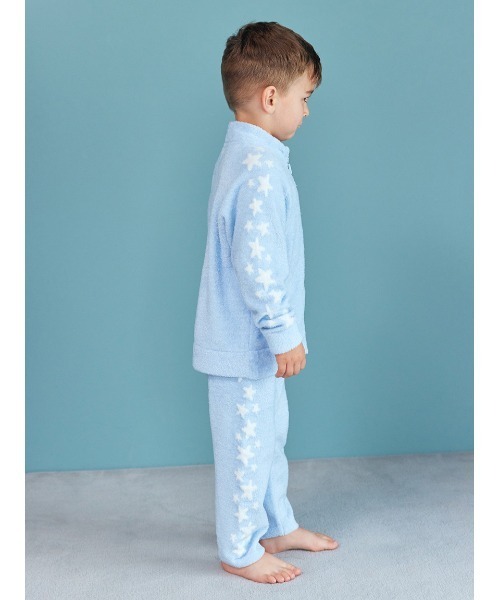 gelato pique（ジェラートピケ）の「【KIDS】スムーズィートラックパンツ（ルームウェア/パジャマ・キッズ・ブルー/ミント/ラベンダー・90/100/110/120）」の5枚目の写真