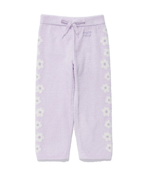 gelato pique（ジェラートピケ）の「【KIDS】スムーズィートラックパンツ（ルームウェア/パジャマ・キッズ・ブルー/ミント/ラベンダー・90/100/110/120）」の12枚目の写真