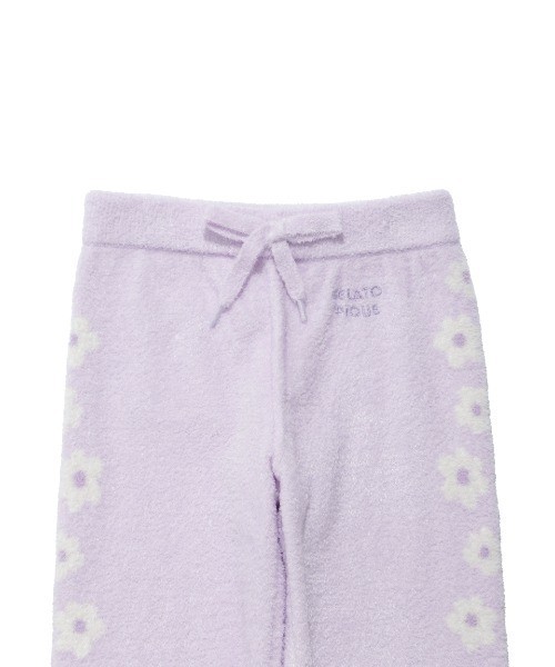 gelato pique（ジェラートピケ）の「【KIDS】スムーズィートラックパンツ（ルームウェア/パジャマ・キッズ・ブルー/ミント/ラベンダー・90/100/110/120）」の20枚目の写真