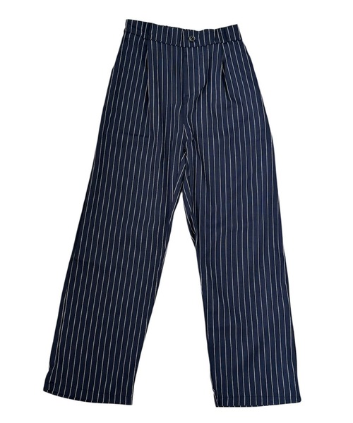 VIBGYOR（ヴィブジョー）の「美脚ストライプワイドパンツ／きれいめルーズシルエット(CZ)（その他パンツ・レディース・グレー/ネイビー/ブラック・LARGE/MEDIUM）」の17枚目の写真