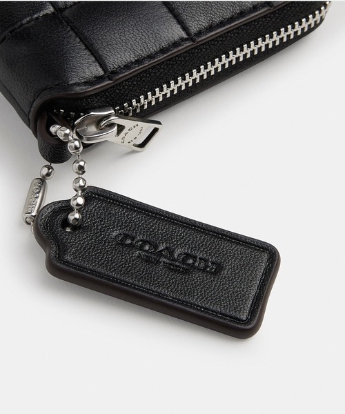 Coachtopia 財布 新品未使用 ジップ アラウンド ウォレット・チェッカーボード アップクラフト