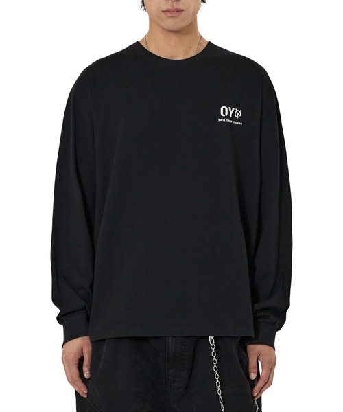 OY(オーワイ)の「『OY/オーワイ』BACK ZIPPER LOGO L/S TEE/バック ジッパーロゴ長袖Tシャツ(Tシャツ/カットソー・レディース・ブラック/ホワイト・FREE)」の3枚目の写真