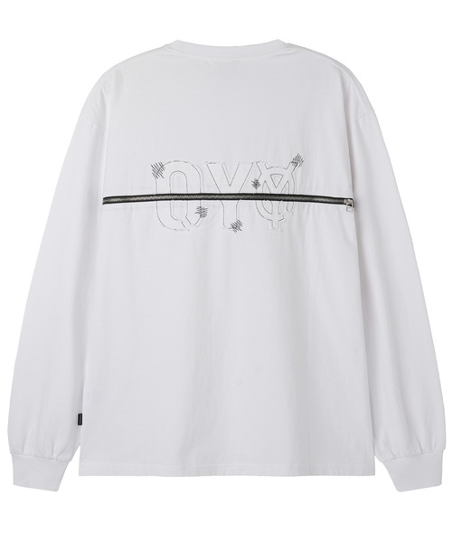 OY(オーワイ)の「『OY/オーワイ』BACK ZIPPER LOGO L/S TEE/バック ジッパーロゴ長袖Tシャツ(Tシャツ/カットソー・レディース・ブラック/ホワイト・FREE)」の18枚目の写真