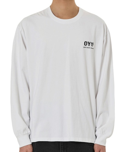 OY/オーワイ』BACK ZIPPER LOGO L/S TEE/バック ジッパーロゴ