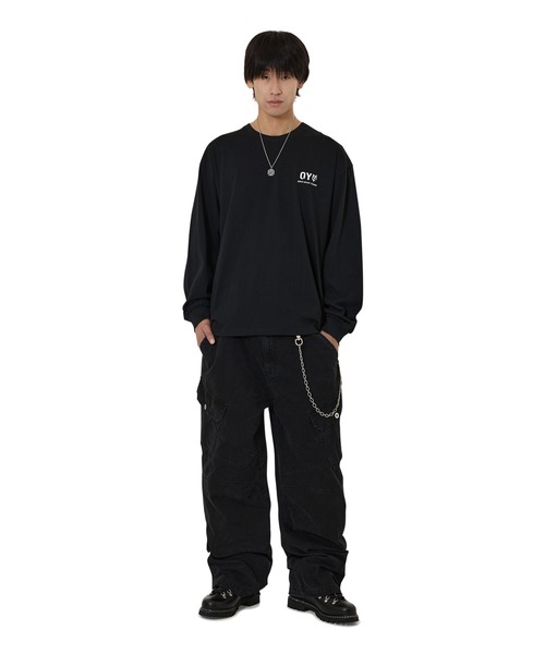 OY(オーワイ)の「『OY/オーワイ』BACK ZIPPER LOGO L/S TEE/バック ジッパーロゴ長袖Tシャツ(Tシャツ/カットソー・レディース・ブラック/ホワイト・FREE)」の7枚目の写真