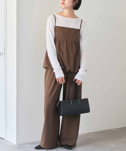 ギャザーキャミソールセットパンツ（その他パンツ）｜Spick & Span  