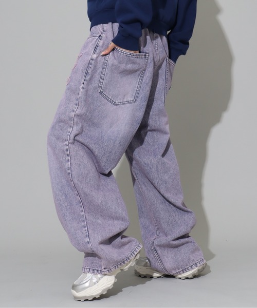 SEQUENZ(シークエンズ)の「【SEQUENZ/シークエンズ】APPLIQUE TUDS DENIM(デニムパンツ・メンズ・ブラック/ブルー/ブラウン/パープル系その他・S/M/L)」の8枚目の写真