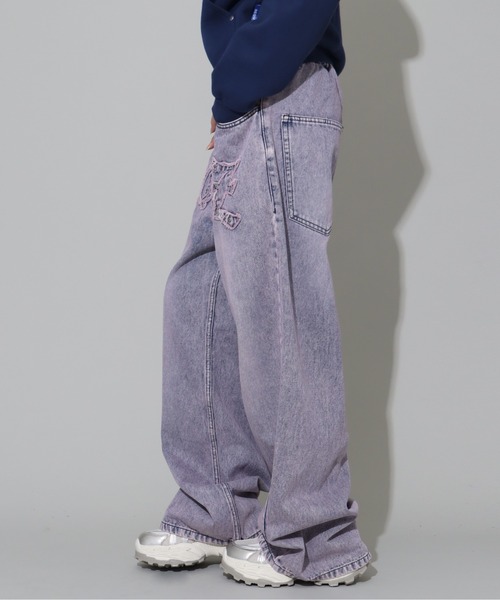 SEQUENZ(シークエンズ)の「【SEQUENZ/シークエンズ】APPLIQUE TUDS DENIM(デニムパンツ・メンズ・ブラック/ブルー/ブラウン/パープル系その他・S/M/L)」の12枚目の写真