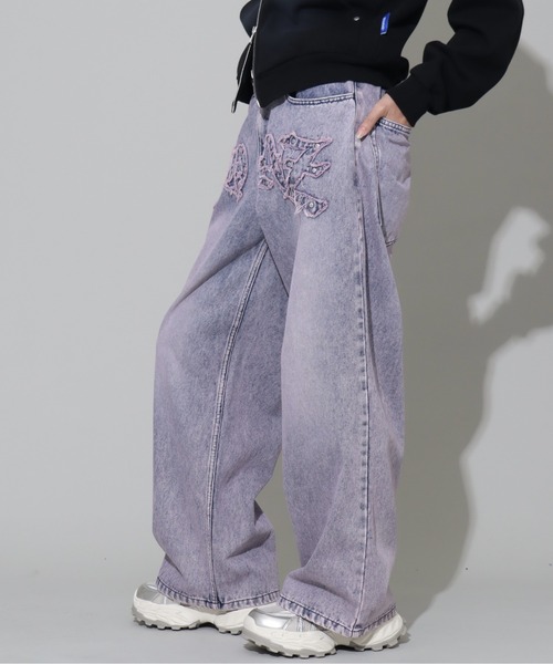 SEQUENZ(シークエンズ)の「【SEQUENZ/シークエンズ】APPLIQUE TUDS DENIM(デニムパンツ・メンズ・ブラック/ブルー/ブラウン/パープル系その他・S/M/L)」の7枚目の写真